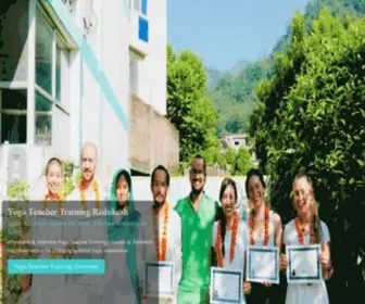 Rishikeshyogdham.com(Yoga Courses in Rishikesh) Screenshot