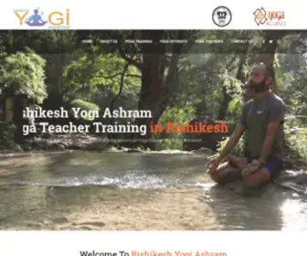 Rishikeshyogiashram.com(Best Yoga Teacher Training Courses in Rishikesh) Screenshot