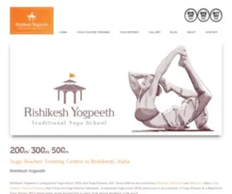 Rishikeshyogpeeth.com(Best yoga teacher training in Rishikesh) Screenshot