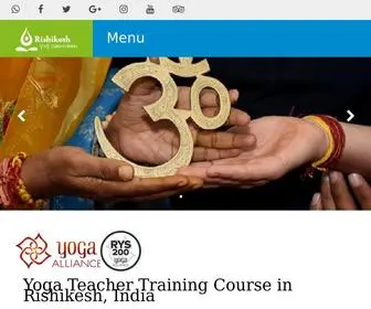 Rishikeshyogsansthan.com(Yoga TTC in Rishikeshhours Yoga Teacher Training in Rishikesh) Screenshot