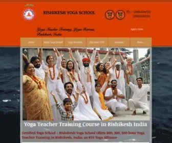 Rishikeshyogschool.com(Rishikeshyogschool) Screenshot