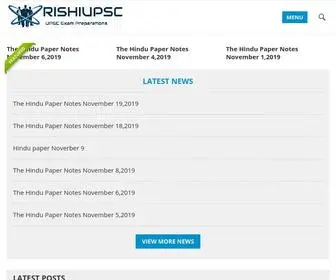 Rishiupsc.com(Rishi Upsc) Screenshot