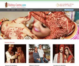 Rishtey-Centre.com(Matrimonial Rishtey) Screenshot