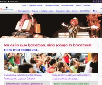 Risianimaciones.com(Espectáculos familiares y animaciones infantiles) Screenshot