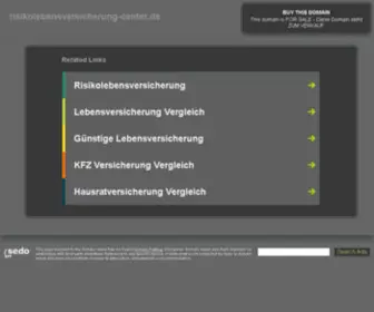 Risikolebensversicherung-Center.de(Risikolebensversicherung) Screenshot