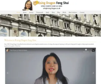 Rising-Dragon.co.uk(London Feng Shui consultant Master Ang's Rising Dragon Feng Shui) Screenshot