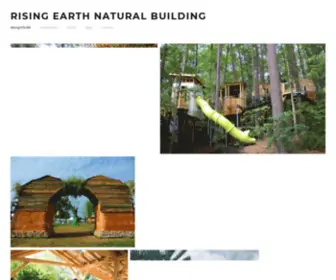 Risingearthbuilding.com(Rising Earth Natural Building) Screenshot