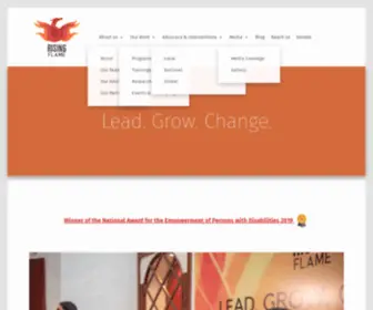 Risingflame.org(Lead) Screenshot
