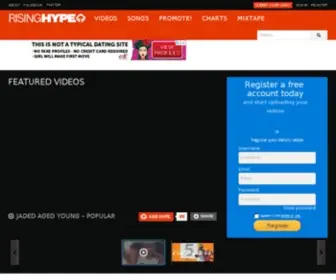 Risinghype.com(RisingHype) Screenshot