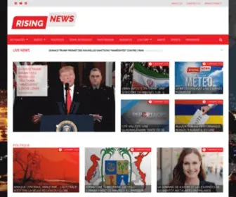 Risingnews.mu(Rising News) Screenshot