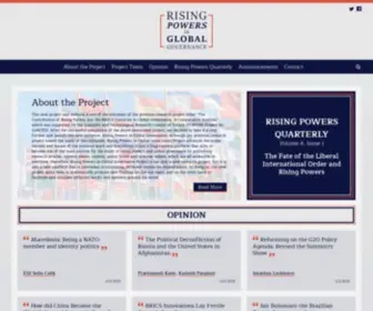 Risingpowersproject.com(This new project and website) Screenshot