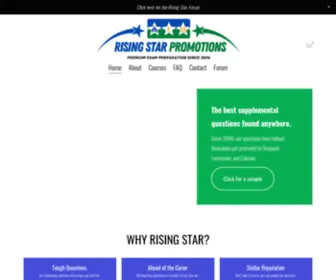 Risingstarpromotion.com(Rising Star Promotions) Screenshot