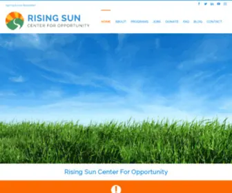 Risingsunenergy.org(Rising Sun Center for Opportunity) Screenshot