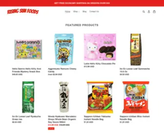 Risingsunfoods.com(Rising Sun Foods) Screenshot