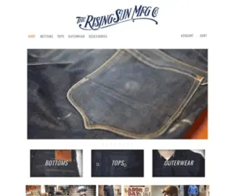 Risingsunjeans.com(Rising Sun Jeans) Screenshot