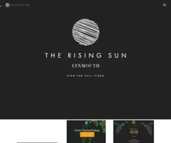 Risingsunlynmouth.co.uk(The Rising Sun) Screenshot