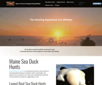 Risingsunoutfitters.com(Maine Sea Duck Hunting) Screenshot