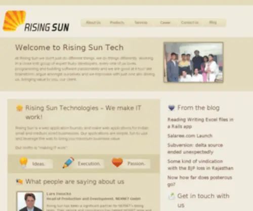 Risingsuntech.net(Risingsuntech) Screenshot