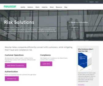 Risk.neustar(Risk Solutions) Screenshot