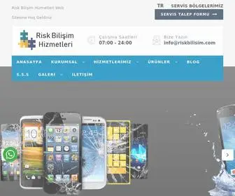 Riskbilisim.com(Masaüstü Bilgisayar) Screenshot