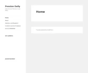 Riskbub.com(Pension Daily) Screenshot
