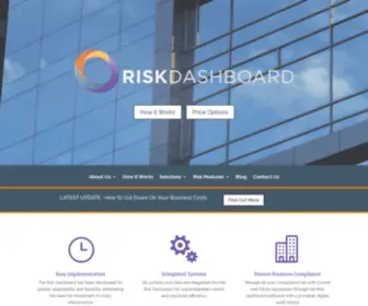 Riskdashboard.co.uk(Risk Dashboard) Screenshot