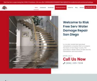 Riskfreeserv.com(Emergency Leak Detection) Screenshot