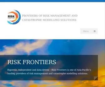Riskfrontiers.com(RISK FRONTIERS) Screenshot