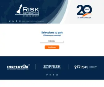 RiskGlobalconsulting.com(Gestión de Riesgos y Consulta de Listas) Screenshot