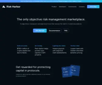 Riskharbor.com(Risk Management Marketplace) Screenshot