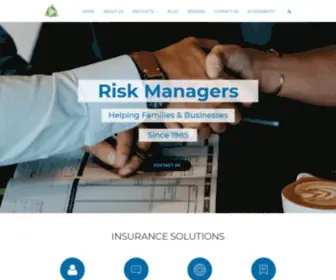 Riskman1.com(Insurance Solutions for SLC) Screenshot