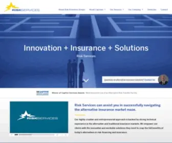 RiskservCos.com(The Companies of Risk Services) Screenshot