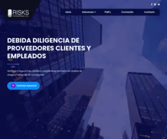 Risksint.com(Risks International) Screenshot