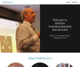Risktao.com(RiskTao LLC) Screenshot