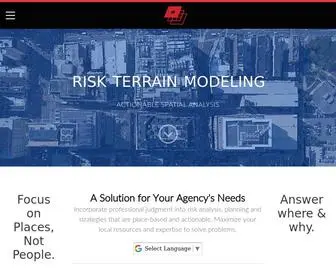 Riskterrainmodeling.com(Risk Terrain Modeling) Screenshot