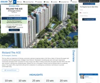 Risland-Ace.com(Booking Open Risland The ACE At Perungudi) Screenshot