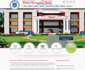 Rismathura.com(Rishikul International Senior Secondary School) Screenshot