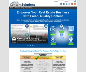 Rismediacontentsolutions.com(RISMedia's Content Solutions) Screenshot