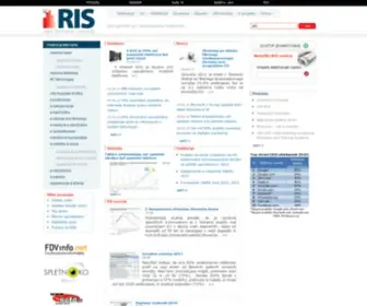 Ris.org(Raba Interneta v Sloveniji) Screenshot