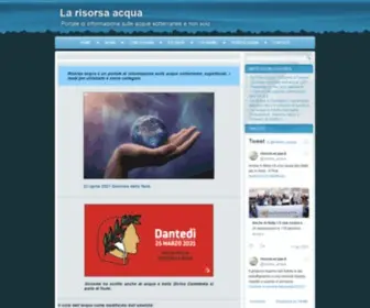 Risorsa-Acqua.it(La risorsa acqua) Screenshot