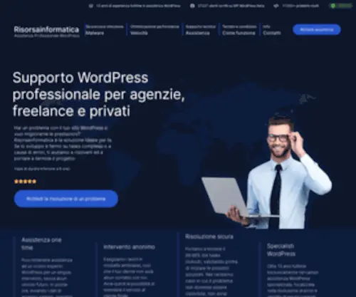 Risorsainformatica.com(Team di esperti per assistenza WordPress) Screenshot