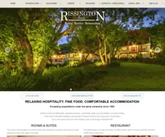 Rissington.co.za(Hazyview Guest Lodge & Hotel Accommodation) Screenshot