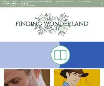 Rissiwrites.com(Finding Wonderland) Screenshot