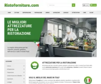 Ristoforniture.com(Attrezzature per la ristorazione) Screenshot