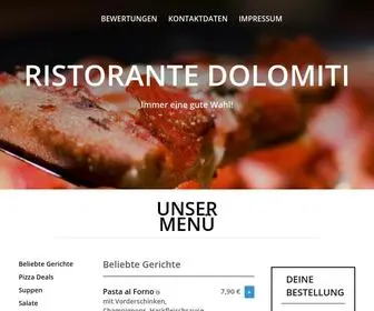 Ristorante-Dolomiti.de(Ristorante Dolomiti) Screenshot