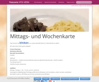 Ristorante-Vitavera.de(21info@ristorante-vitaveradegeöffnetmontag) Screenshot