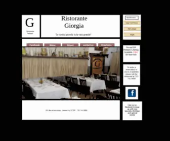 Ristorantegiorgia.com(RISTORANTE GIORGIA) Screenshot