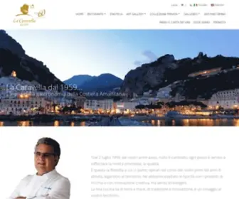 Ristorantelacaravella.it(Ristorante La Caravella dalRistorante stellato ad Amalfi) Screenshot