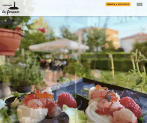 Ristorantelafornace.it(Sito Ufficiale del Ristorante La Fornace) Screenshot