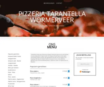 Ristorantepizzeriatarantella-Wormerveer.nl(Pizzeria Tarantella Wormerveer) Screenshot